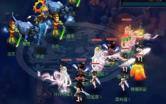 梦幻西游水陆大会对战截图
